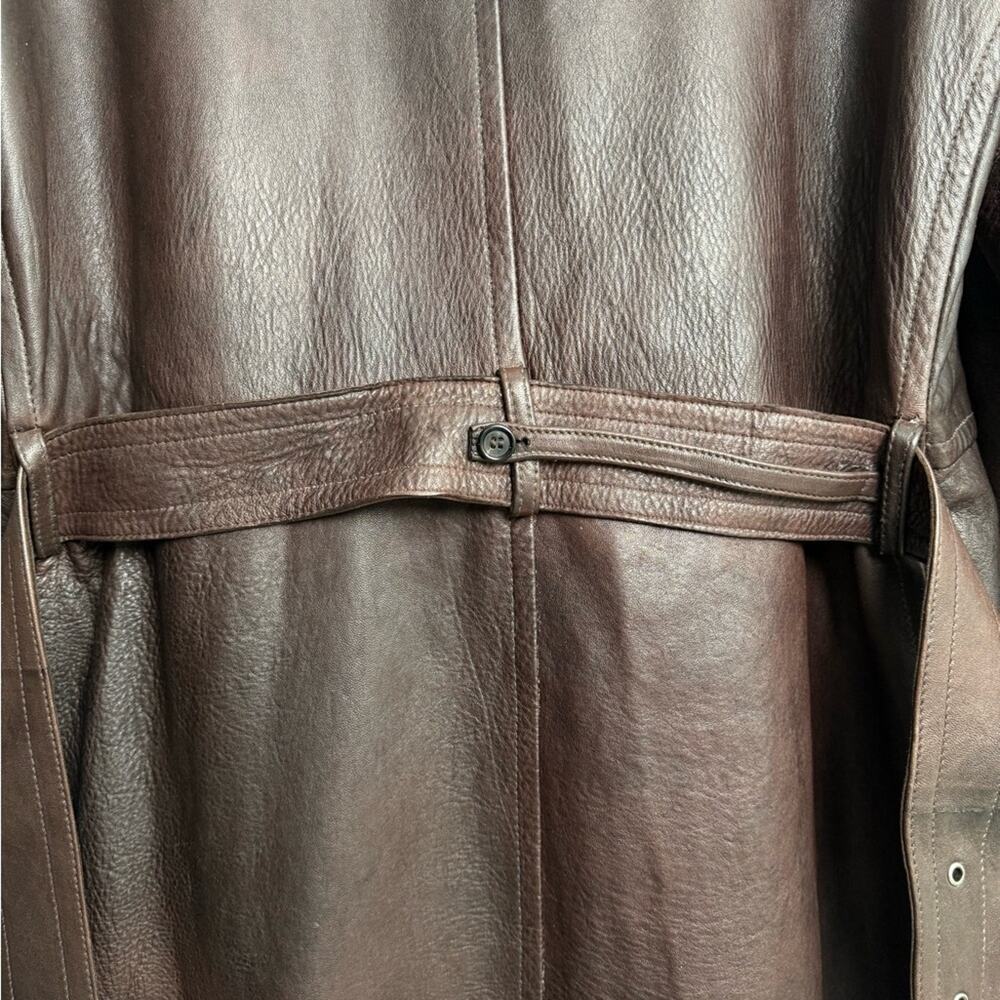 Ralph Lauren Wine Italian lambskin coat with shearling collar - size L $15,000 - Picture 9 of 15